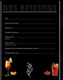 Menu My Grill Riviera - Les boissons