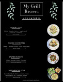 Menu My Grill Riviera - Les entrées