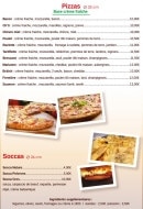 Menu Pizza Cros - Les pizzas et soccas