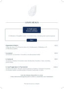 Carte et menu de Villa Foggia à Cagnes sur Mer — Les plateaux