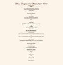 Menu Taj Mahal - Menu dégustation midi et soir