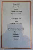 Menu L'Authentique - Les pâtes, lasagnes et gratin de ravioles