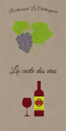 Menu Le Châtaignier - carte de vins Le Châtaignier Lamastre