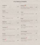 Menu Le Cabistou - Les pizzas base tomate