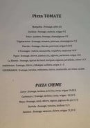 Carte et menu de Bistro la croix à Saint Fortunat sur Eyrieux — les pizzas
