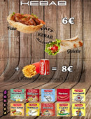 Menu My Resto - Les kebabs