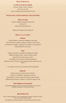 Carte et menu de L'Auberge de Montpezat à Montpezat Sous Bauzon — Formules