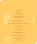 Carte et menu de Restaurant Azurite à Saint Julien Vocance — La carte