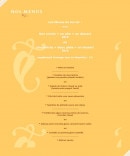 Carte et menu de Restaurant Azurite à Saint Julien Vocance — Les Menus de terroir
