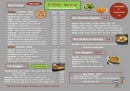 Menu Sta's Pizz'Burg - La carte sur place