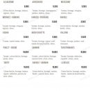 Carte et menu de Au Jardin des Délices à La Voulte sur Rhone — Les pizzas suite