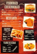 Menu Anadolou Kebab - Les burgers, les nuggets ...