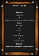 Menu Aux 3 Balais - menu 19.5€