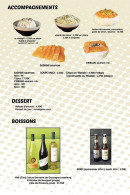 Carte et menu de L'Art du Sushi à Charleville Mezieres — Les accompagnements, desserts, ..