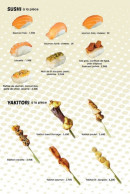 Carte et menu de L'Art du Sushi à Charleville Mezieres — Les sushis et yakitori