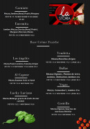 Menu La Storia - Les pizzas page 2