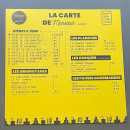 Carte et menu de Monsieur le Zinc à Charleville Mezieres — La carte