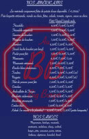 Menu Au BB - Les américains