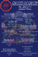 Menu Au BB - Les tacos, frites, ...