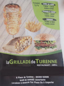 Menu La Grillade de Turenne - Carte et menu La Grillade de Turenne Sedan