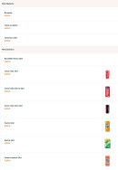 Menu Le buzz resto - Les desserts et boissons