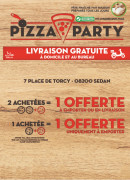 Menu Pizza party - Carte et menu Pizza party Sedan