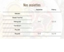 Menu Dubai Eat - Les assiettes