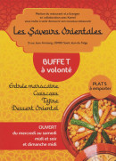Carte et menu Les Saveurs Orientales Saint Jean du Falga