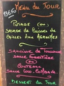Menu Le Breilh - Exemple de menu