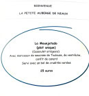 Carte et menu de La petite auberge de niaux à Niaux — Le menu