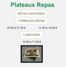 Menu Catherine Gourmet - Les plateaux repas 