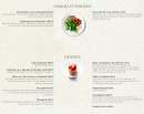 Menu Guiseppino - Viandes, poissons et desserts