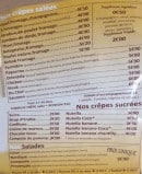 Menu Sucré Salé - Crêpes salées