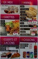 Menu Allo Pizza Pronto - Tex mex, assiettes, paninins,...