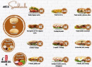 Menu King Fast Food - Les sandwichs