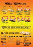 Menu El tacos burger - Les menus sandwichs, tacos