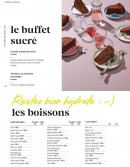 Menu Class'croute - Le buffet sucré et boissons