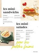 Menu Class'croute - Les mini sandwichs et mini salades