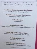 Menu L'atelier gourmand - les assiettes