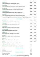 Menu Le Manhattan - Les pizzas suite, salades et omelettes