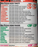 Menu Le Classico - Les pizzas