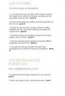 Carte et menu de L’Atelier Savoir et Saveur à Saint Parres Aux Tertres — Les favoris et fromages
