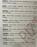 Carte et menu de Pizzeria l'Olivier à Brienne la Vieille — Les pizzas