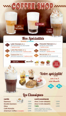 Menu Holly's Diner - Les coffes