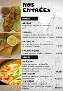 Carte et menu de L’Ivoire Star à Saint Julien les Villas — Les entrées