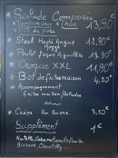 Menu Le bon coin du baron - Les salades, crêpes, ...