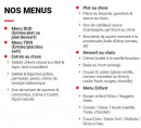 Carte et menu de St Julien à Saint Julien les Villas — Les menus