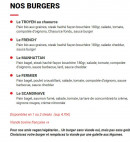 Carte et menu de St Julien à Saint Julien les Villas — Les burgers