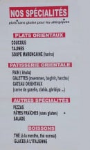 Menu L'ami d'or - Les spécialités 