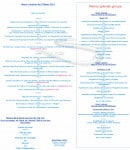 Carte et menu de Le Portanel à Bages — Menus
